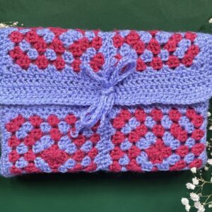 Handmade Classic Granny Square Book Sleeve